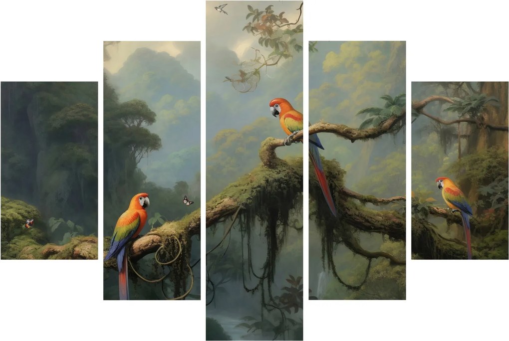 Kép - Trópusi erdő (150x105 cm)