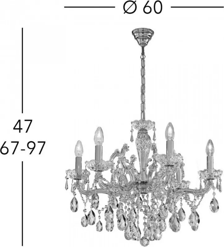 Csillár Arany SCHÖNBRUNN KOLARZ 3844-86-3-SPT