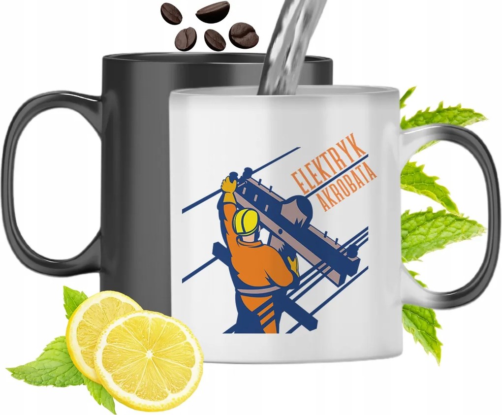 Mágikus Bögre Villanyszerelőknek Színváltós Nyomtatott Fényképpel