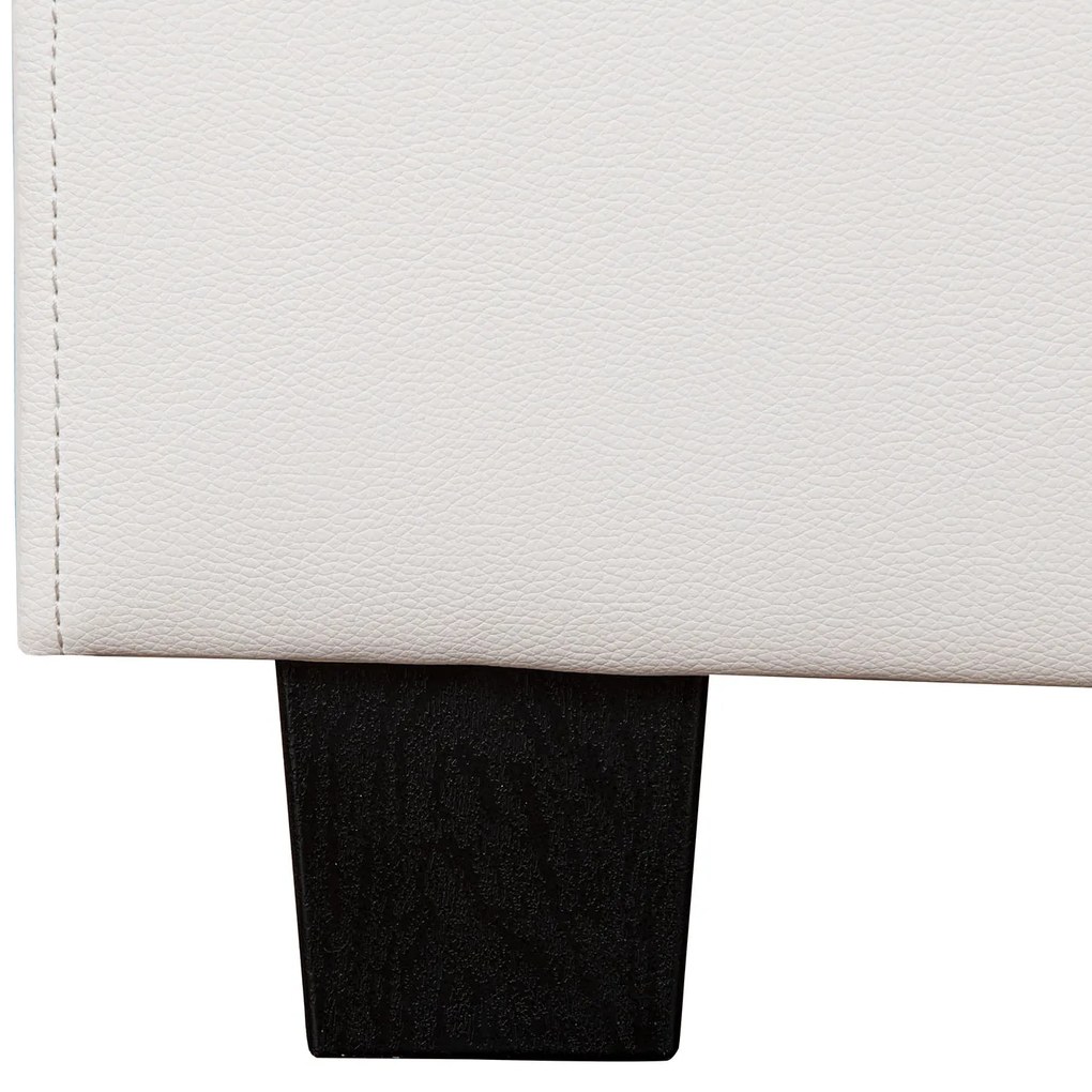 Kárpitozott ágy ,,Párizs" 160 x 200 cm - fehér