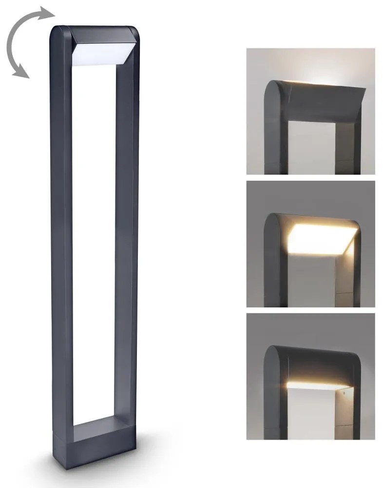 Brilagi - LED Kültéri lámpa CROTONE LED/7W/230V antracit IP54 80 cm