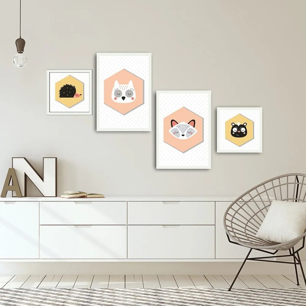 Kép szett 4 db-os Alpyros Hurgo