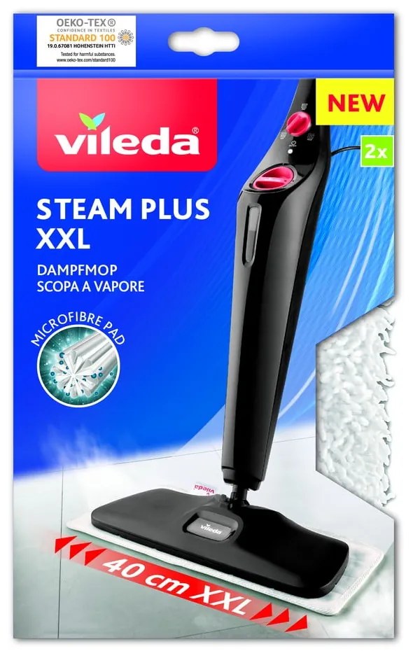 Csere felmosófej szett 2 db-os Steam Plus XXL – Vileda