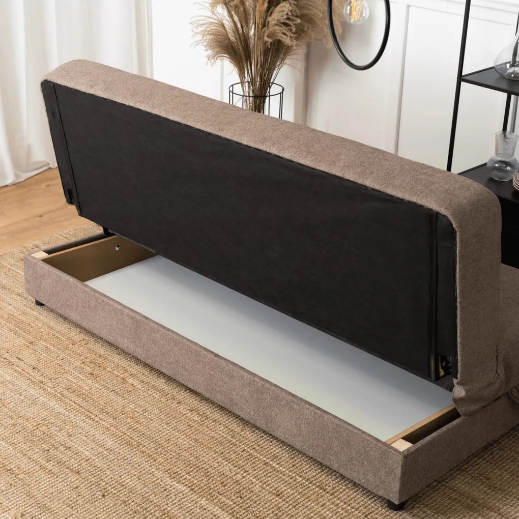 Zestaw 2x Sofa ARUBA Brązowa