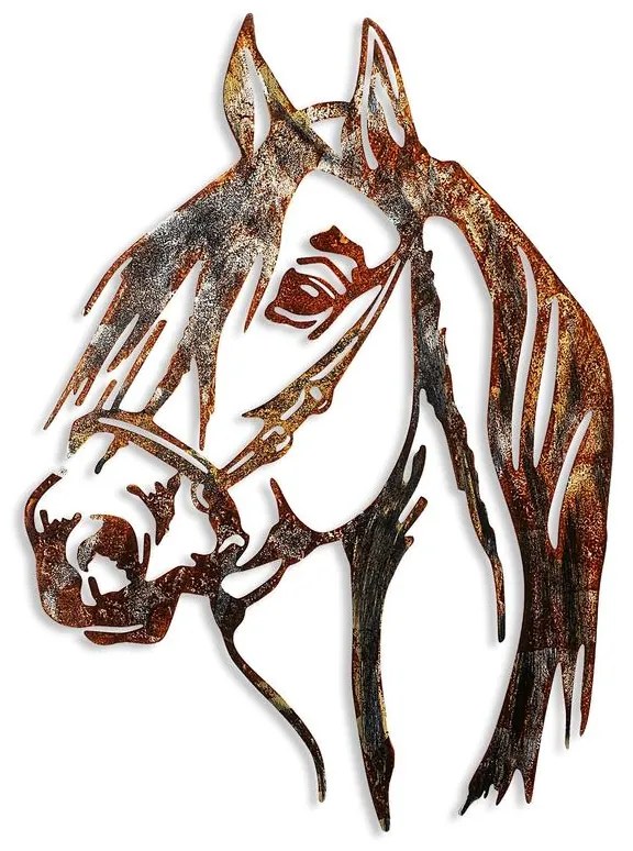 Fém fali dekoráció, Horse - 3