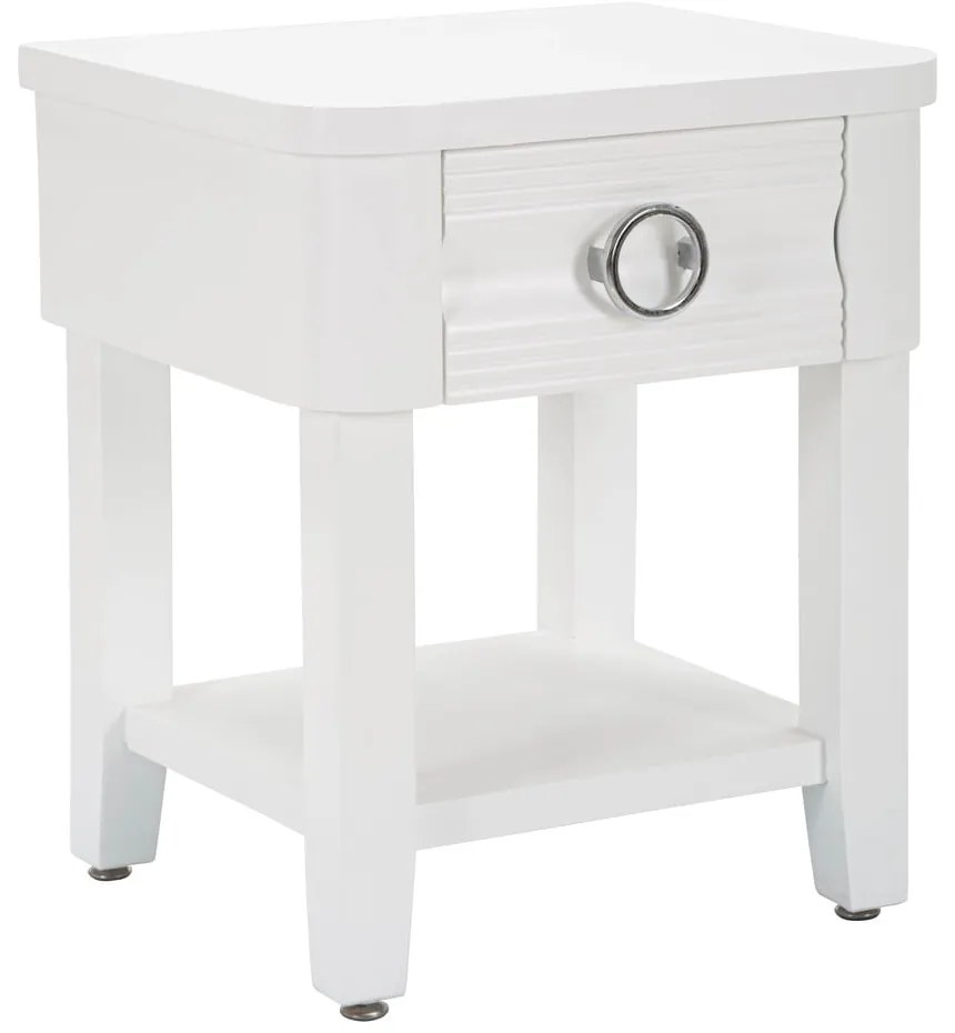 Fehér jegenyefenyő éjjeliszekrény Shine – Mauro Ferretti