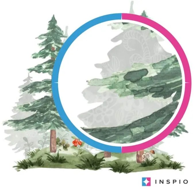 INSPIO Erdei táj gyerekszobába