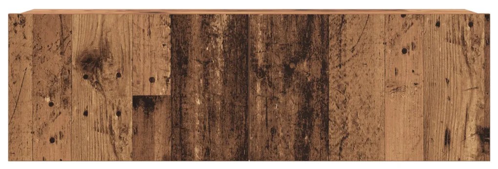 TV Szekrény Szett 6 pcs Régi fa 200 x 30 x 150 cm Faanyag