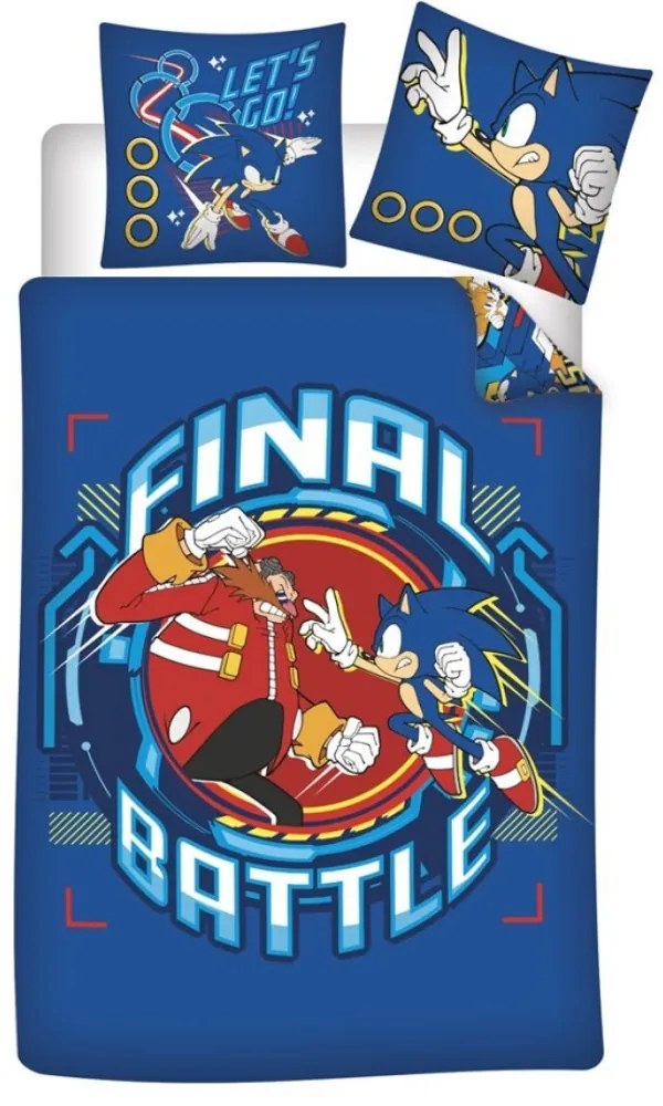 Sonic a sündisznó Final Battle ágyneműhuzat 140×200cm, 65×65 cm