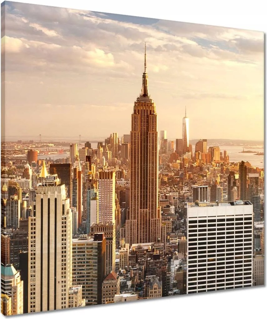 Vászonkép 60x60 New York felülnézet
