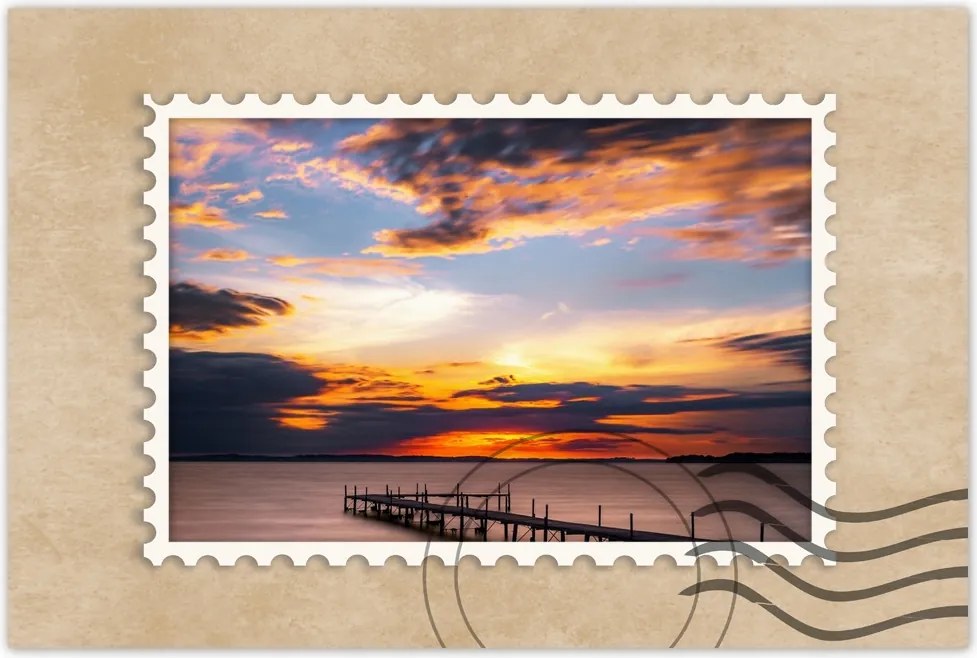 Poszterek 120x80 Nyugati tó móló