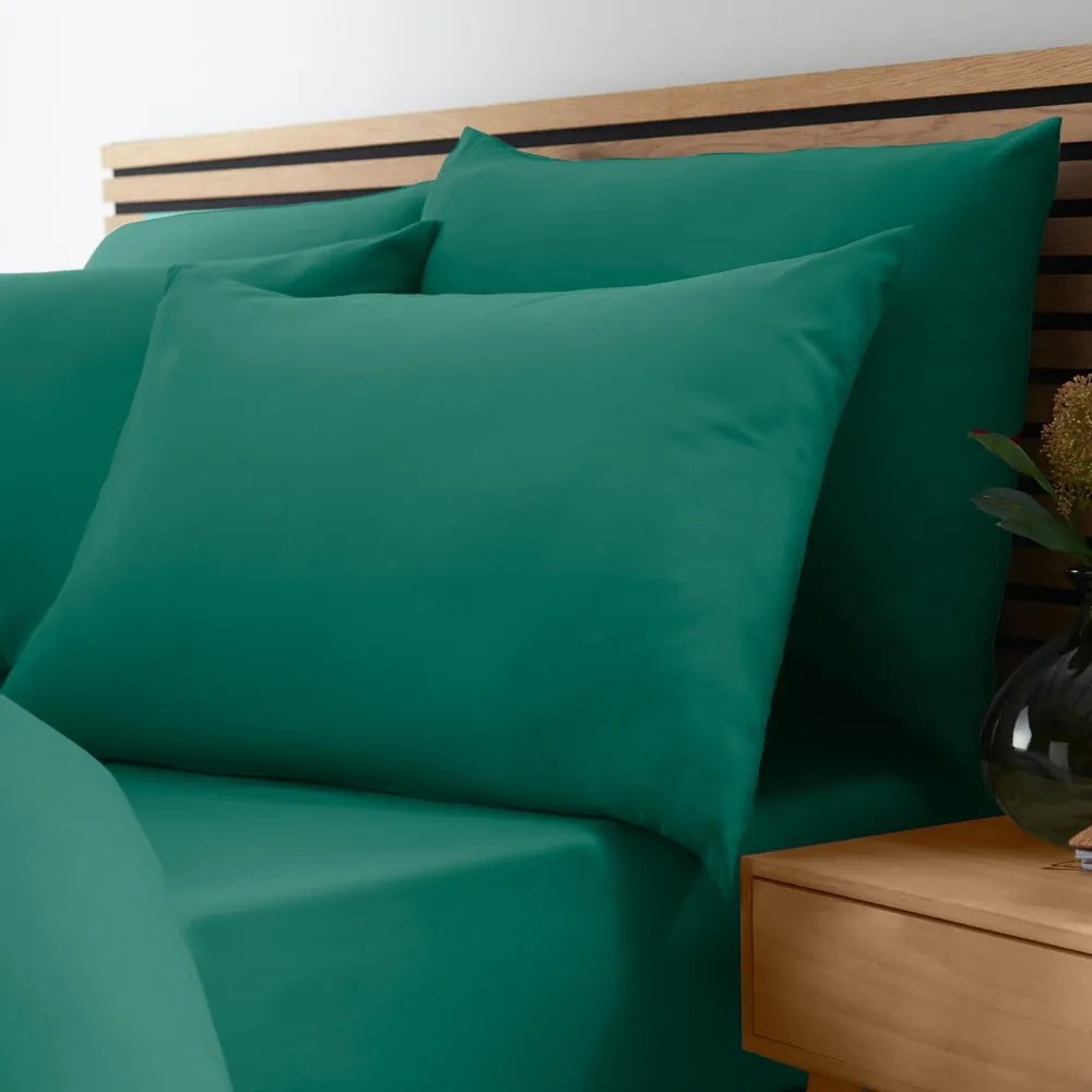 Kékeszöld gumis lepedő 135x190 cm So Soft Non-Iron – Catherine Lansfield