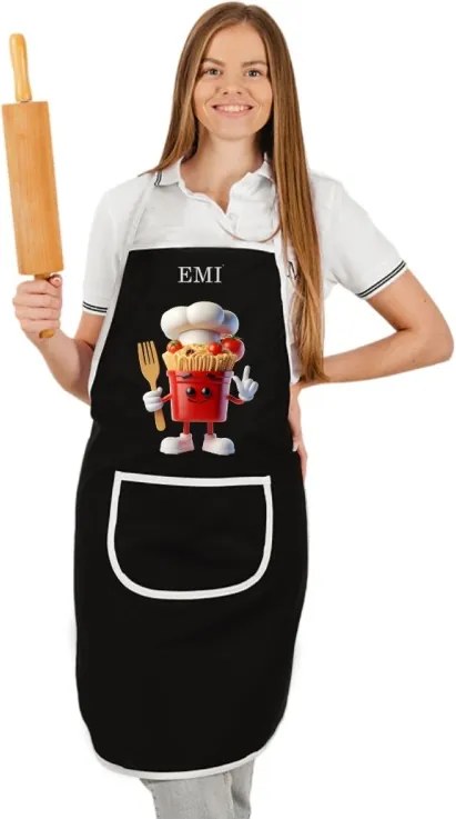 EMI Pasta konyhai kötény, Fehér