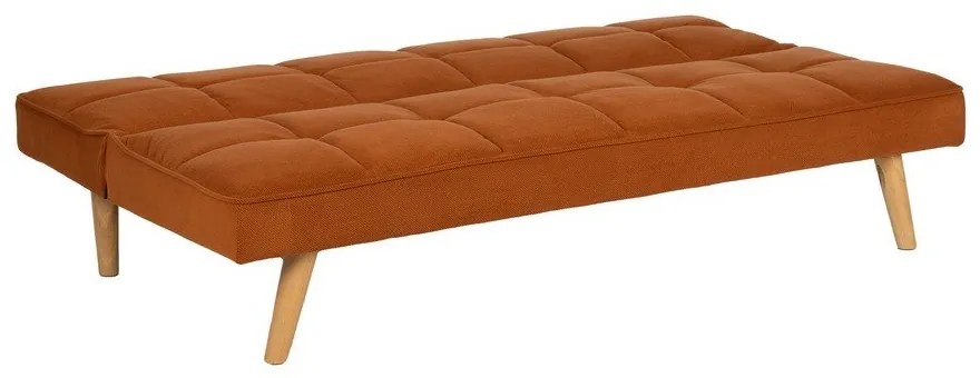 Téglavörös zsenília kinyitható kanapé 175 cm – Ixia