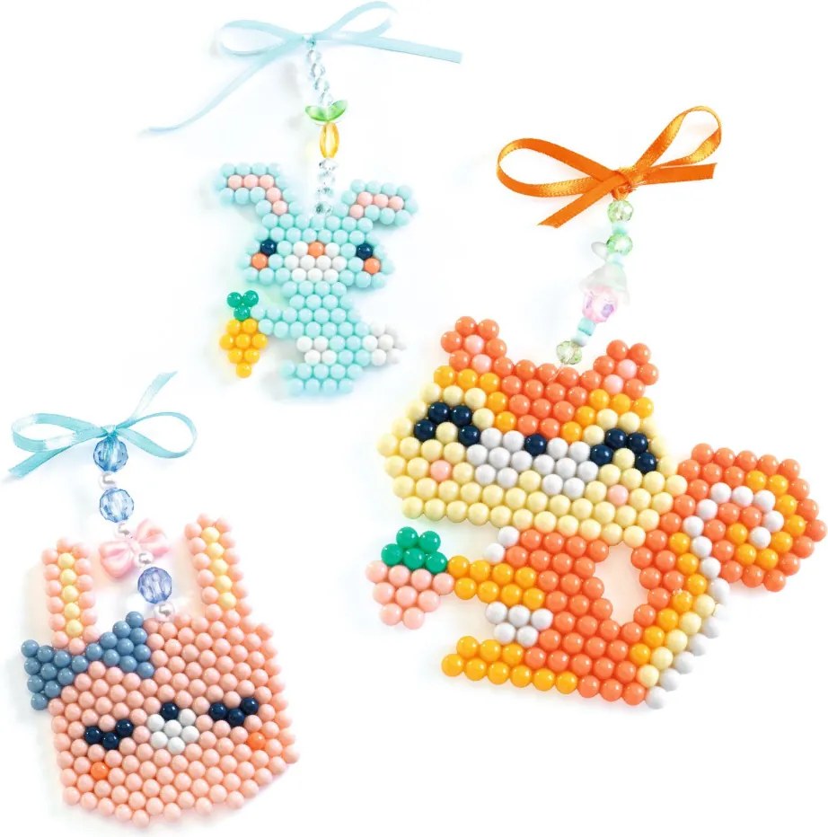 Artistic Aqua - Vizes gyöngykirakó készlet, Bundás barátok - Furry friends