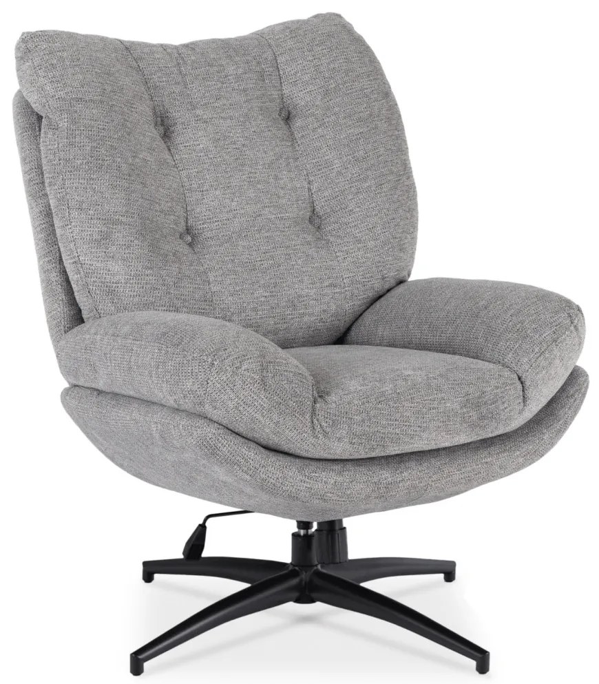 Forgó Relaxfotel Lábtartóval Szürke Színben. FREMONT