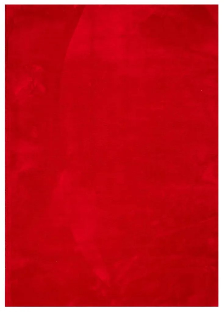 HUARTE piros rövid szálú puha és mosható szőnyeg 200 x 280 cm