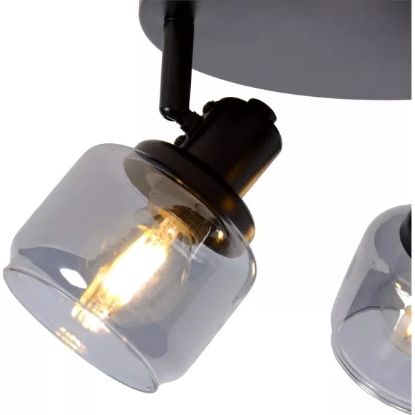 Lucide 77979/13/30 - Spotlámpa BJORN 3xE14/40W/230V fekete