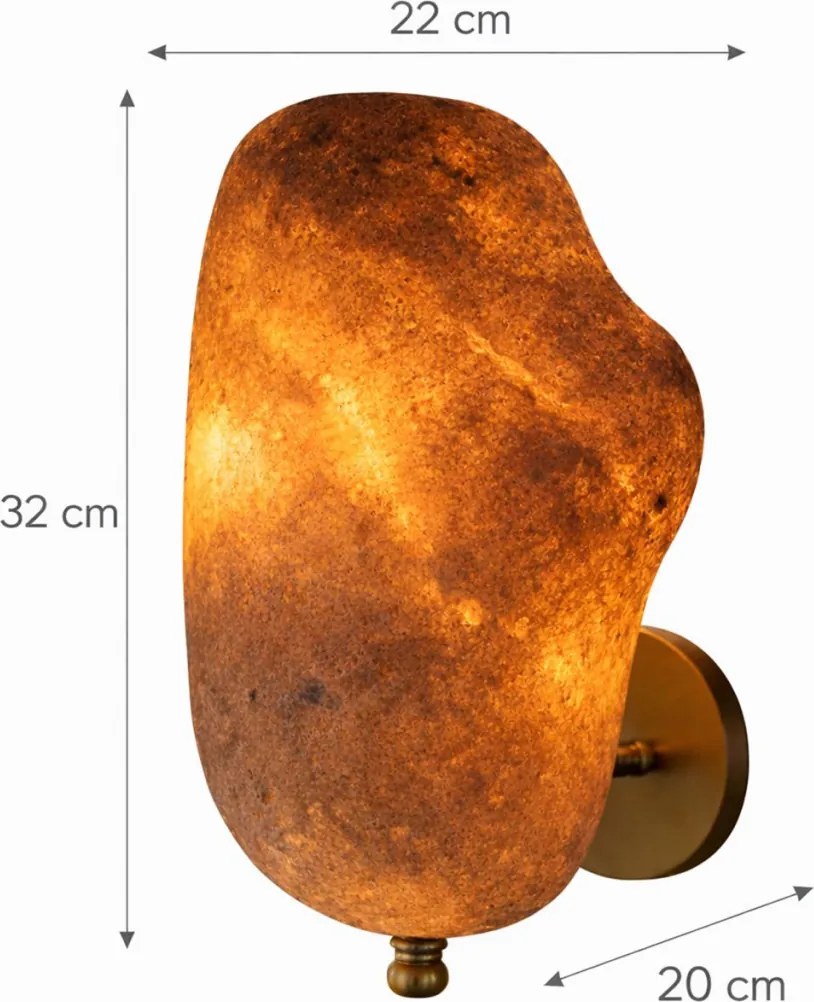 Fém állólámpa, Ø22 cm