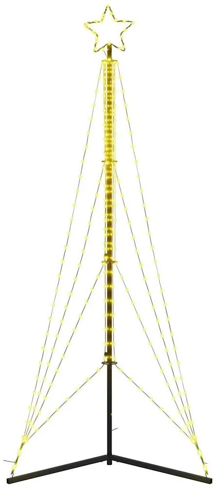 meleg fehér LED karácsonyfa 483 LED 240 cm