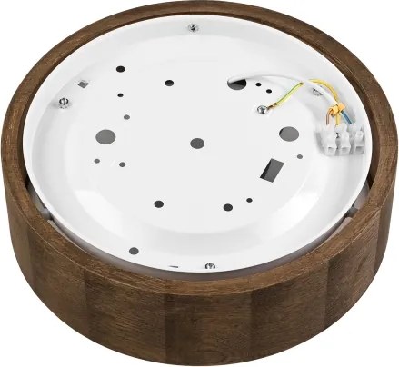 BRILAGI - LED mennyezeti lámpa CARVALHO 1xE27/15W/230V tölgy dió átm. 27 cm