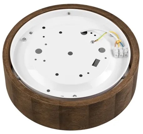 Brilagi - LED mennyezeti lámpa CARVALHO 1xE27/60W/230V tölgy-dió, átm. 27 cm