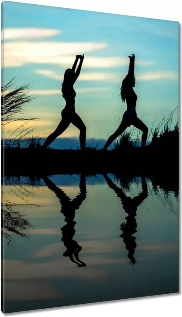 Vászonkép 80x120 Reggeli jóga