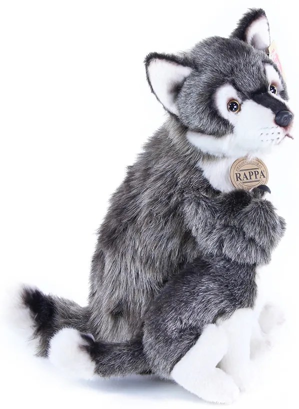 Rappa plüss farkas kölykével, 27 cm