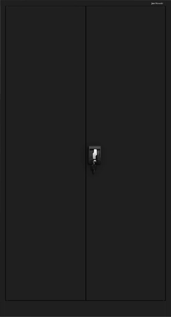 Műhelyszerszámos szekrény 2 fiókkal, fekete, 920x1850x500 mm: SZYMON All Black