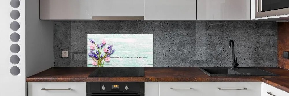 Konyhai falburkoló panel Lavender fa pksh-159336288