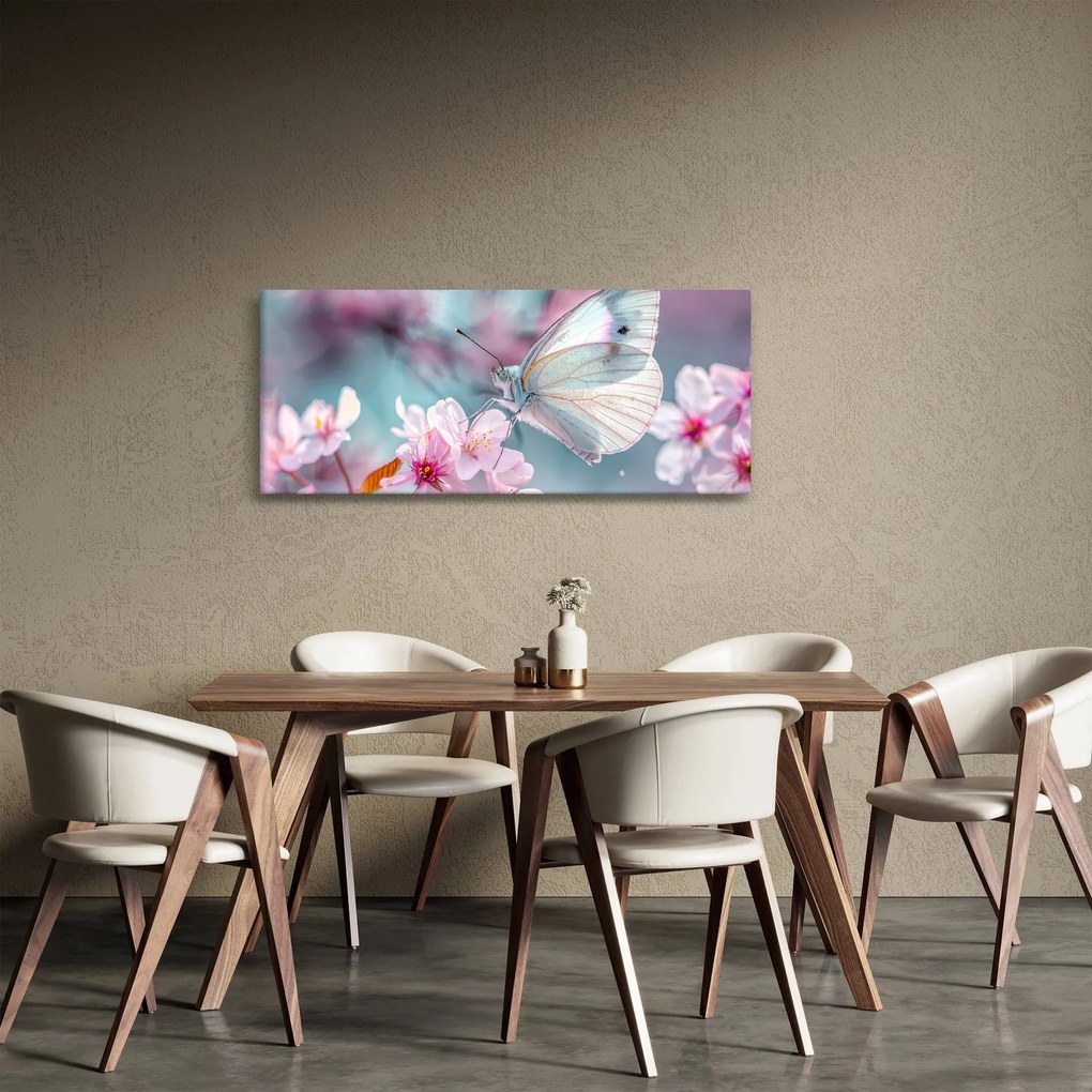 Kép - Pillangó a cseresznyefán (120x50 cm)