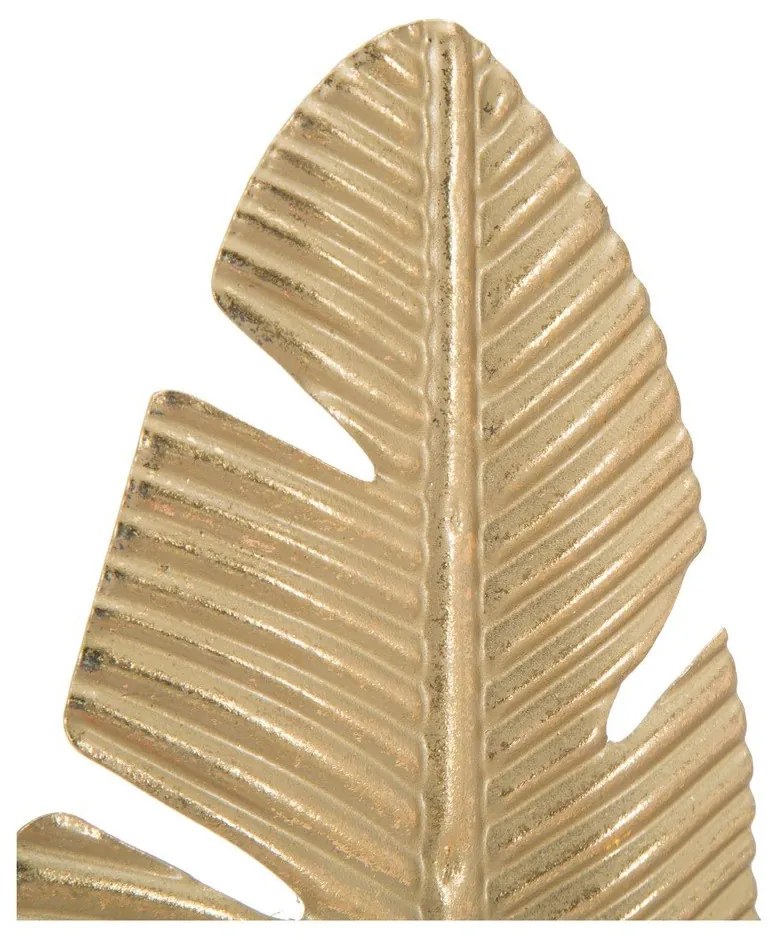 Feather aranyszínű dekorációs gyertyatartó, magasság 34 cm - Mauro Ferretti