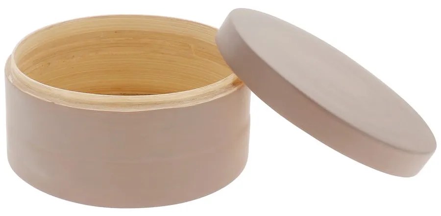 Bamboo Box barna fedeles tárolókosár bambuszból - Compactor