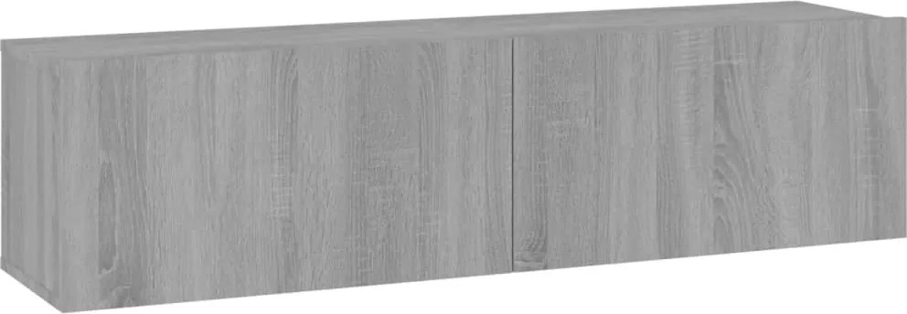 vidaXL szürke sonoma színű szerelt fa TV-szekrény 120 x 30 x 30 cm