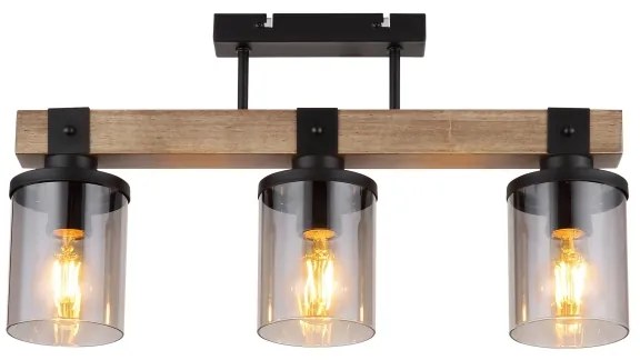 Globo 15555-3D -  Felületre szerelhető csillár LILA 3xE27/60W/230V