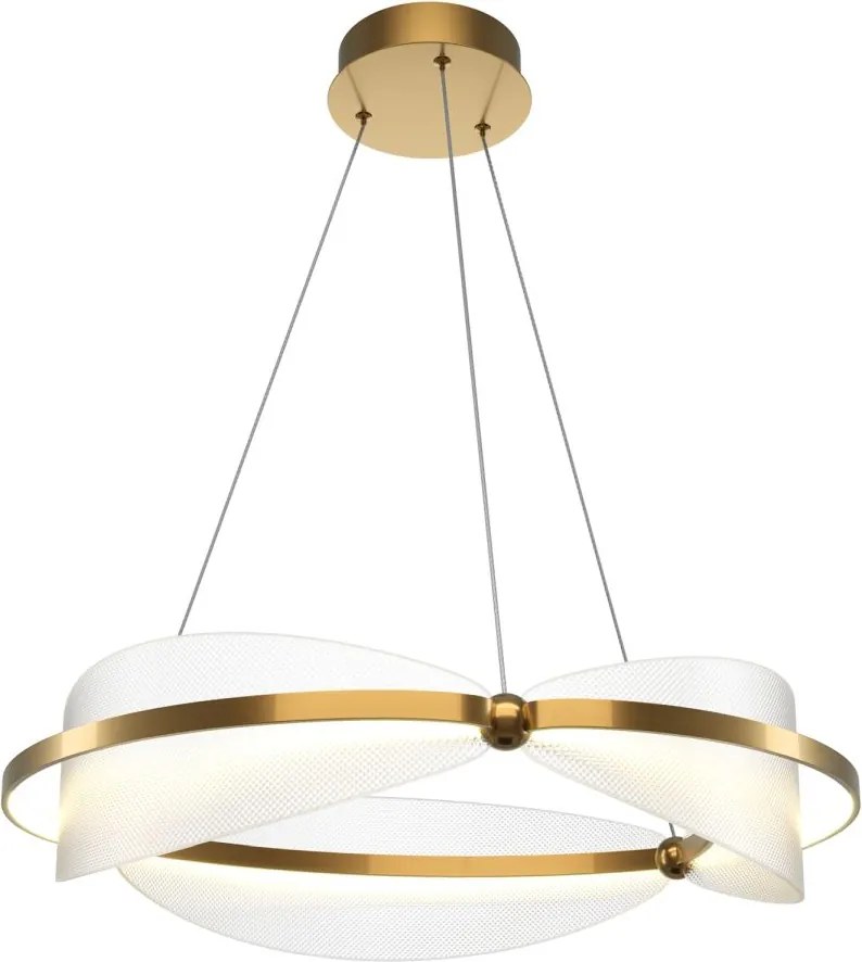 Maytoni modern függeszték breeze átlátszó matt sárgaréz mymod281pl-l45bs3k