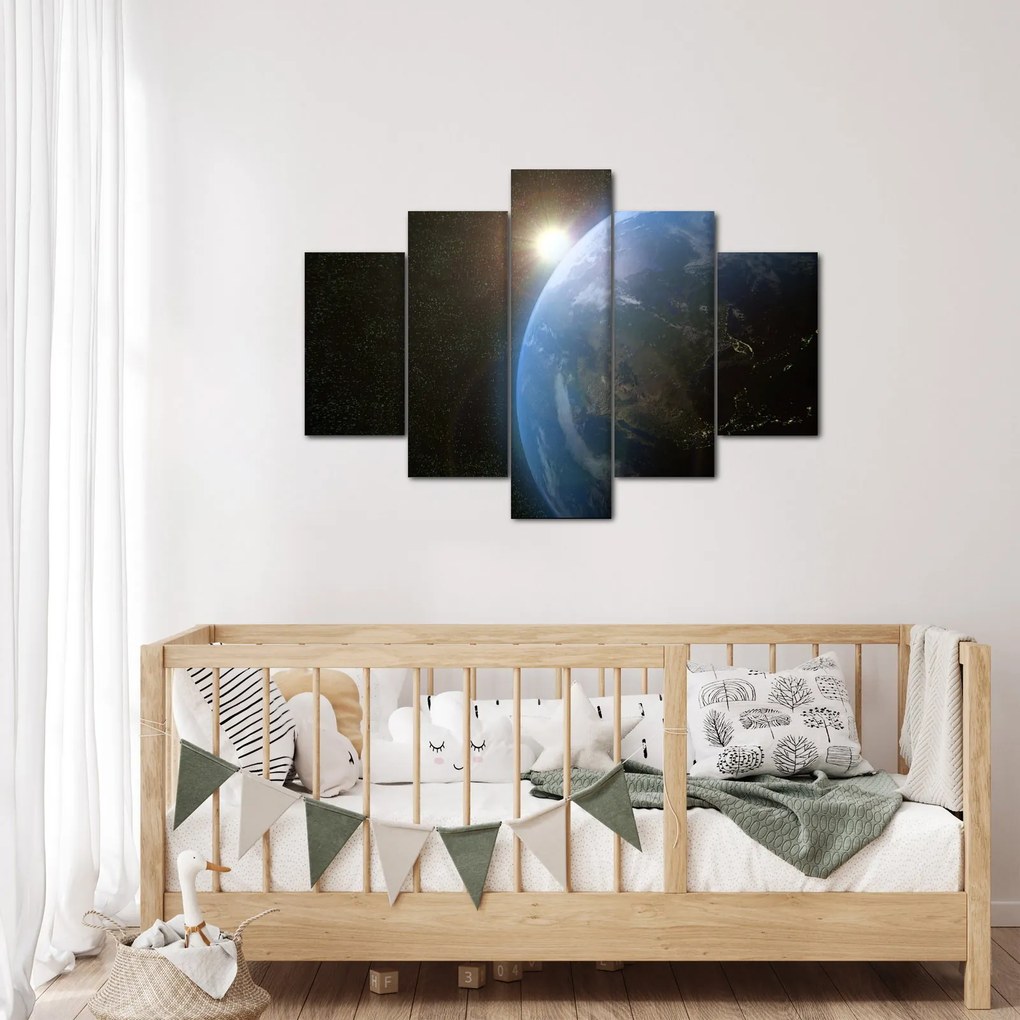 A táj képe az űrből (150x105 cm)