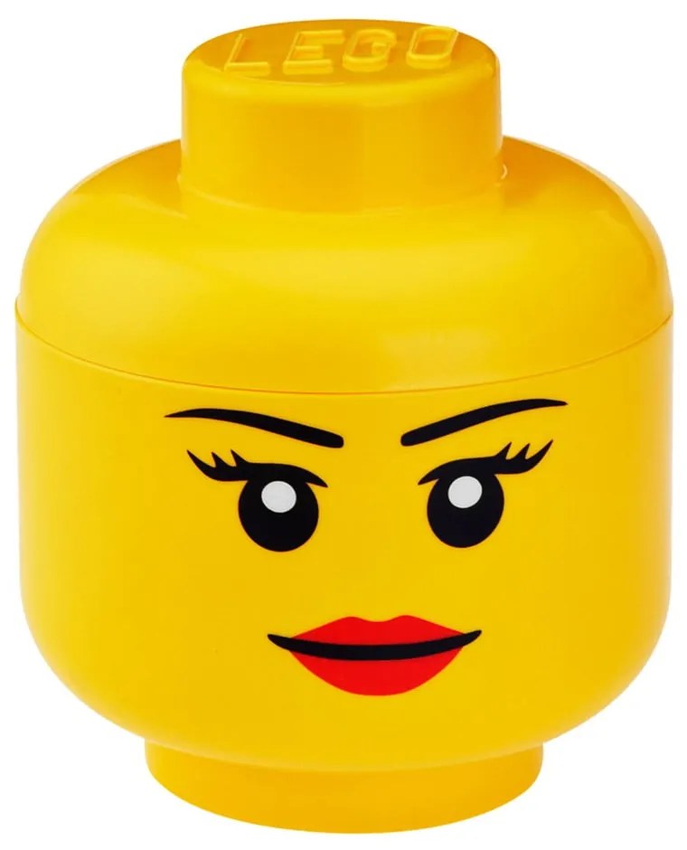 Girl minifigura fej tároló, ⌀ 16,3 cm - LEGO®