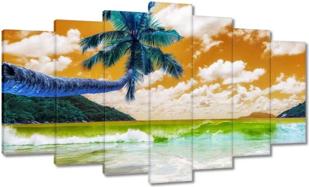 Vászonkép 140x80 Trópusok Tájkép Pálma