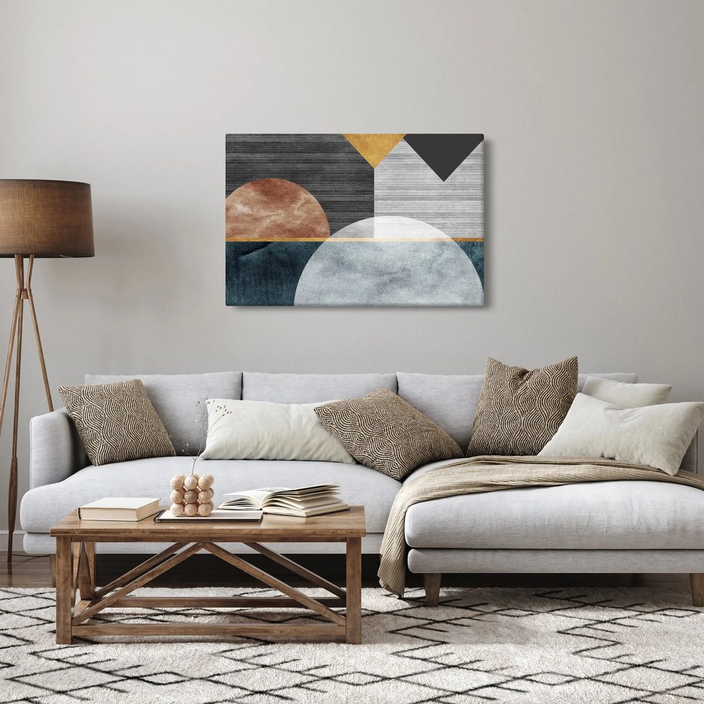 Kép - Formák és textúrák (90x60 cm)