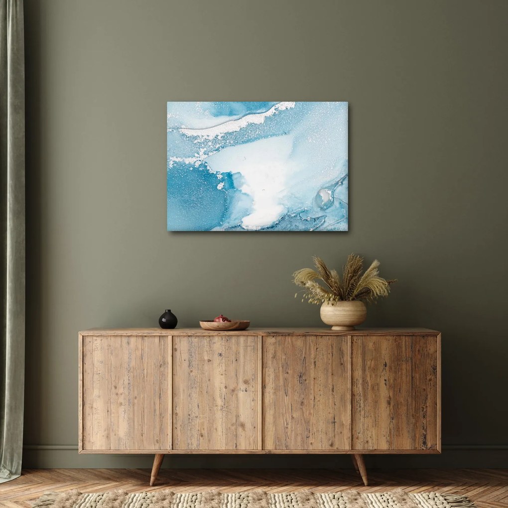 Kép - Kék dekoráció (70x50 cm)