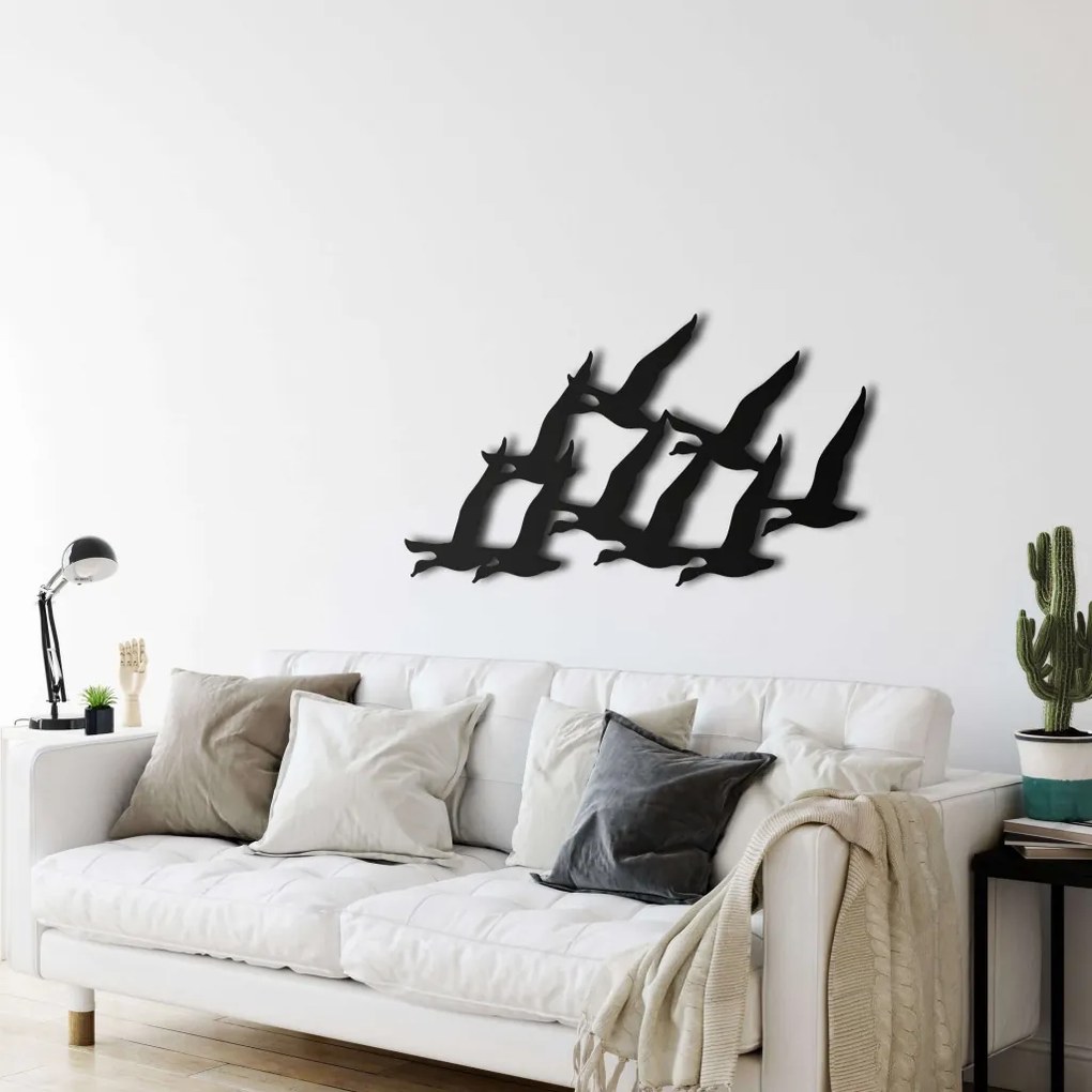 Fém fali dekoráció, 75×33 cm