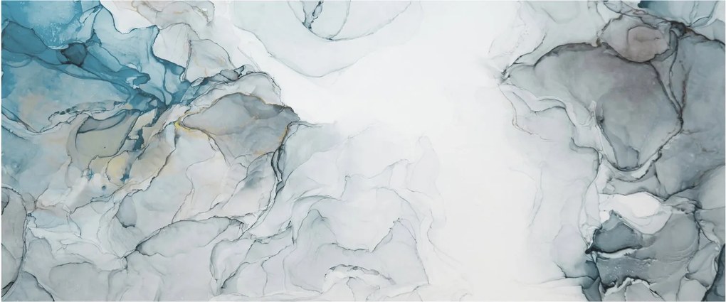 Kép - Kék márvány (120x50 cm)