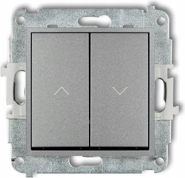 Ezüst redőnykapcsoló 7MWP-8 Mini Karlik