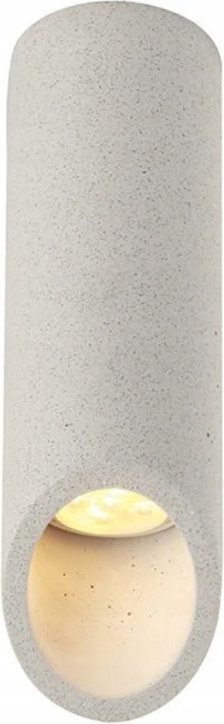 Aca Lighting mennyezeti lámpa 1xGU10 fehér beton D7xH24CM Faltso MK151S24W