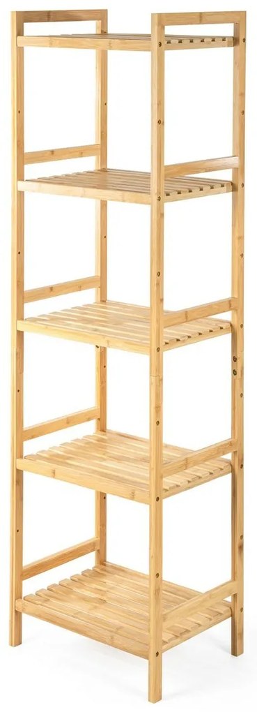 G21 Bambusz polc, 5 polc, 5 emelet