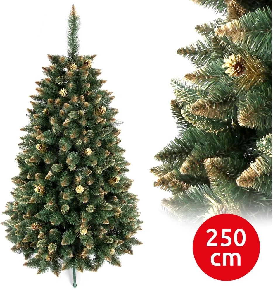 ANMA Karácsonyfa GOLD 250 cm borókafenyő AM0050