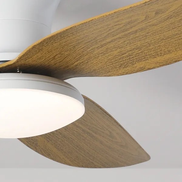 Brilagi-LED állítható mennyezeti ventilátor LED/30W/230V 3000-6500K fehér/barna+