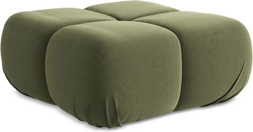 Világoszöld bársony moduláris lábtartó Lokua – Makamii