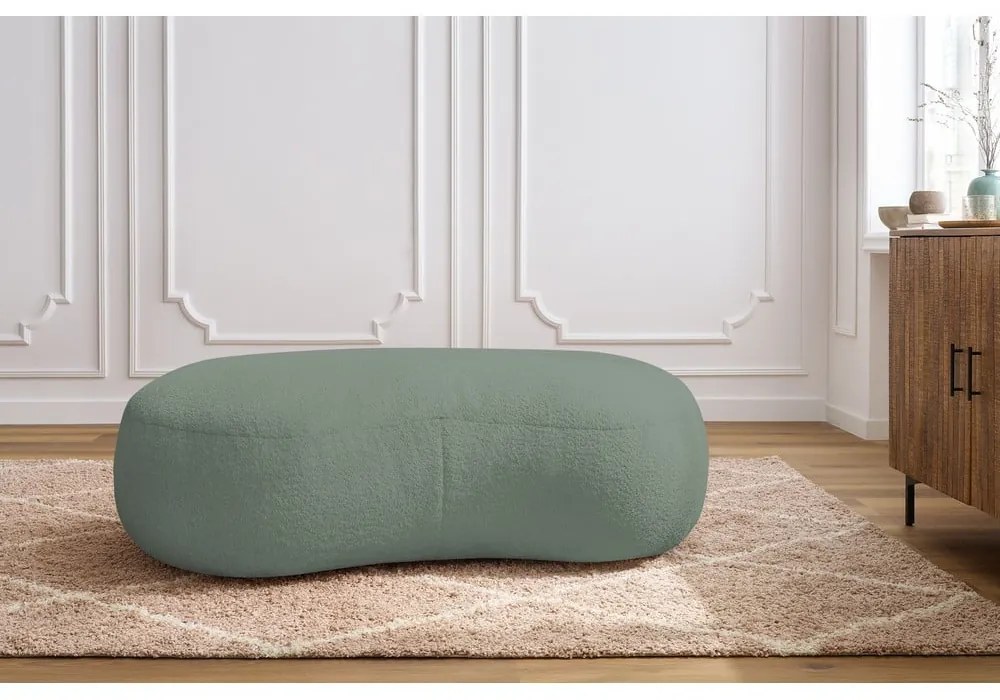 Világoszöld buklé szövet lábtartó Saint-Germain – Bobochic Paris